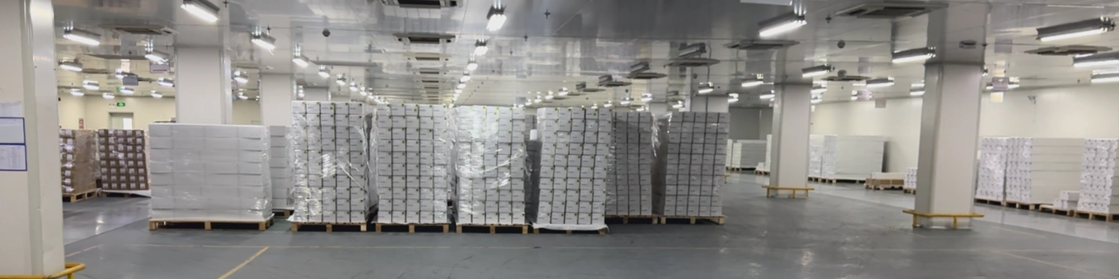 VORLUX automotive film warehouse and finished product storage